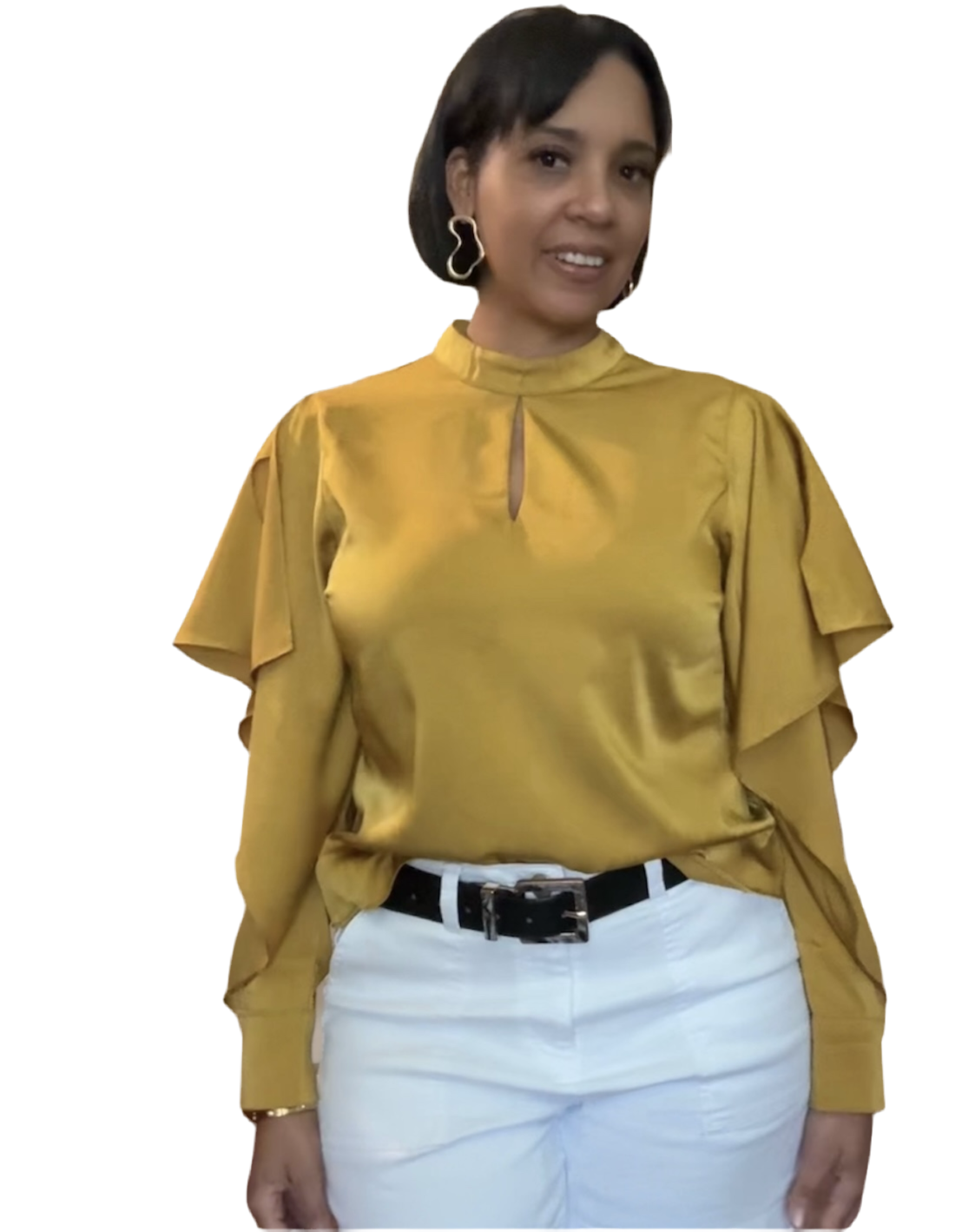 Mustard Butterfly Blouse